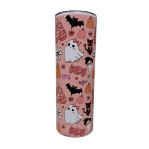 Halloween Themed Pink Tumbler NWT